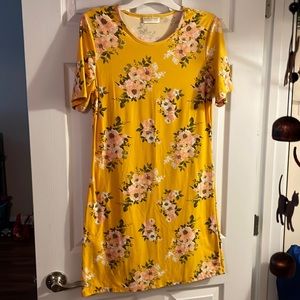 Floral print dress